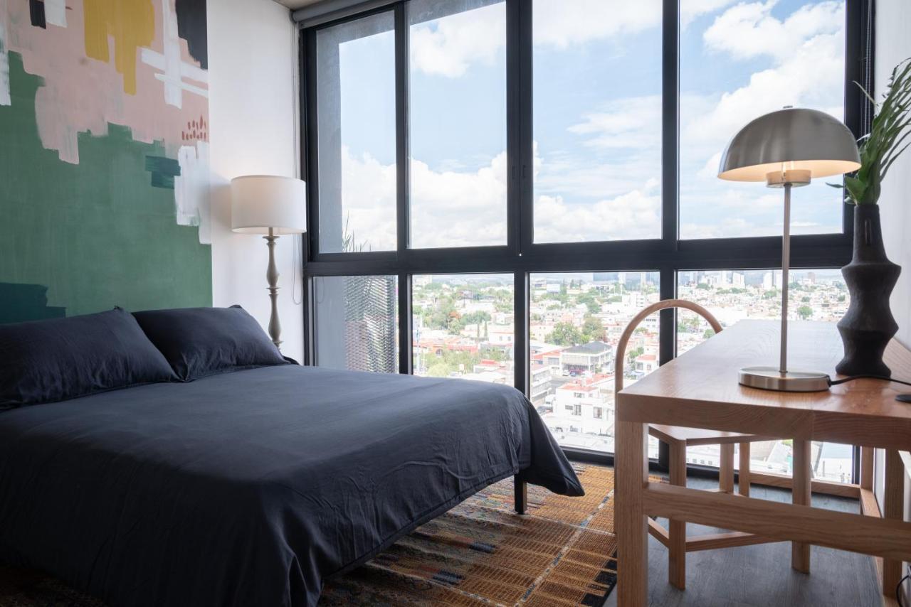 Galeria Flat Rooftop Pool Witgdl 과달라하라 외부 사진