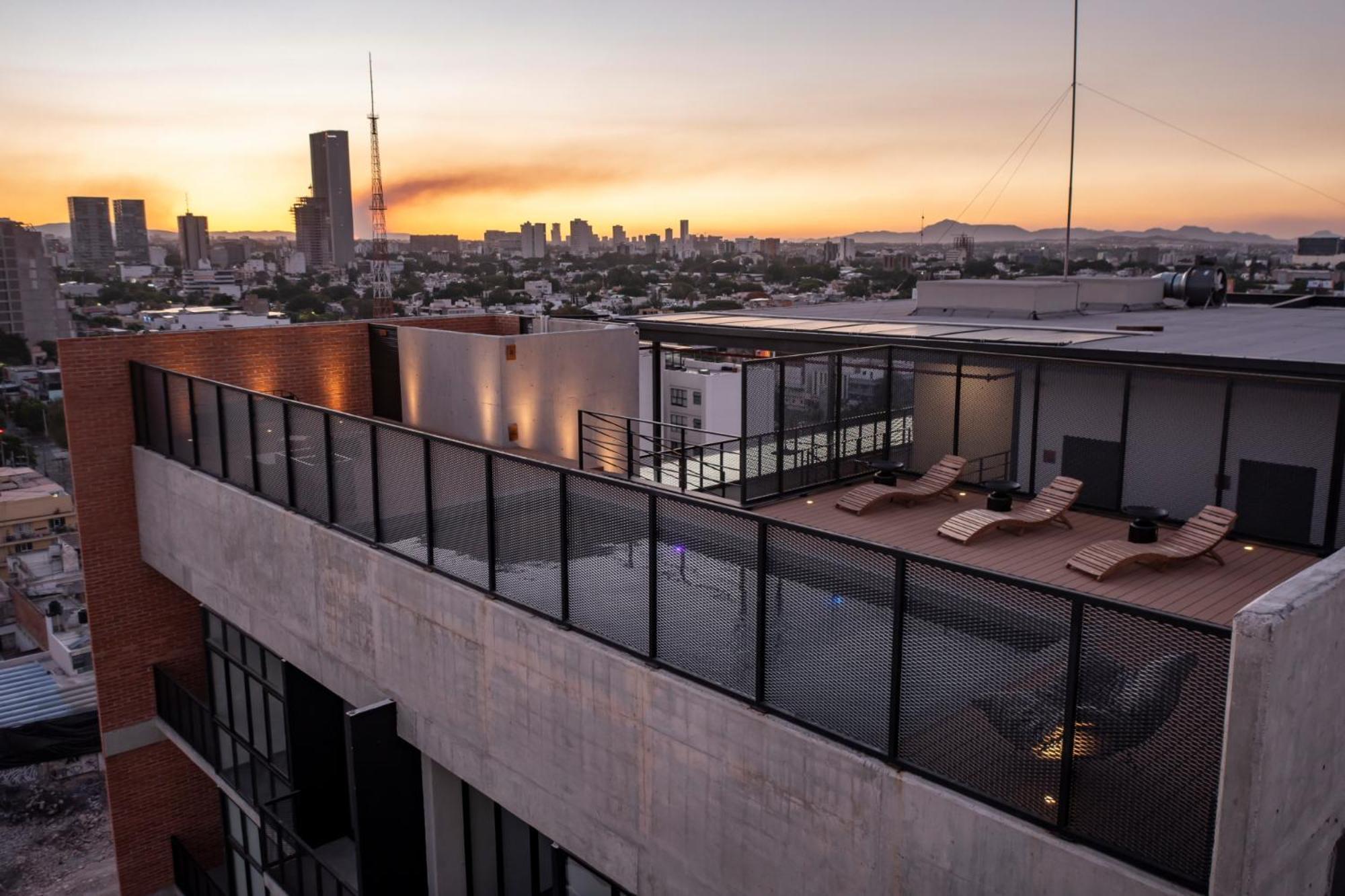 Galeria Flat Rooftop Pool Witgdl 과달라하라 외부 사진