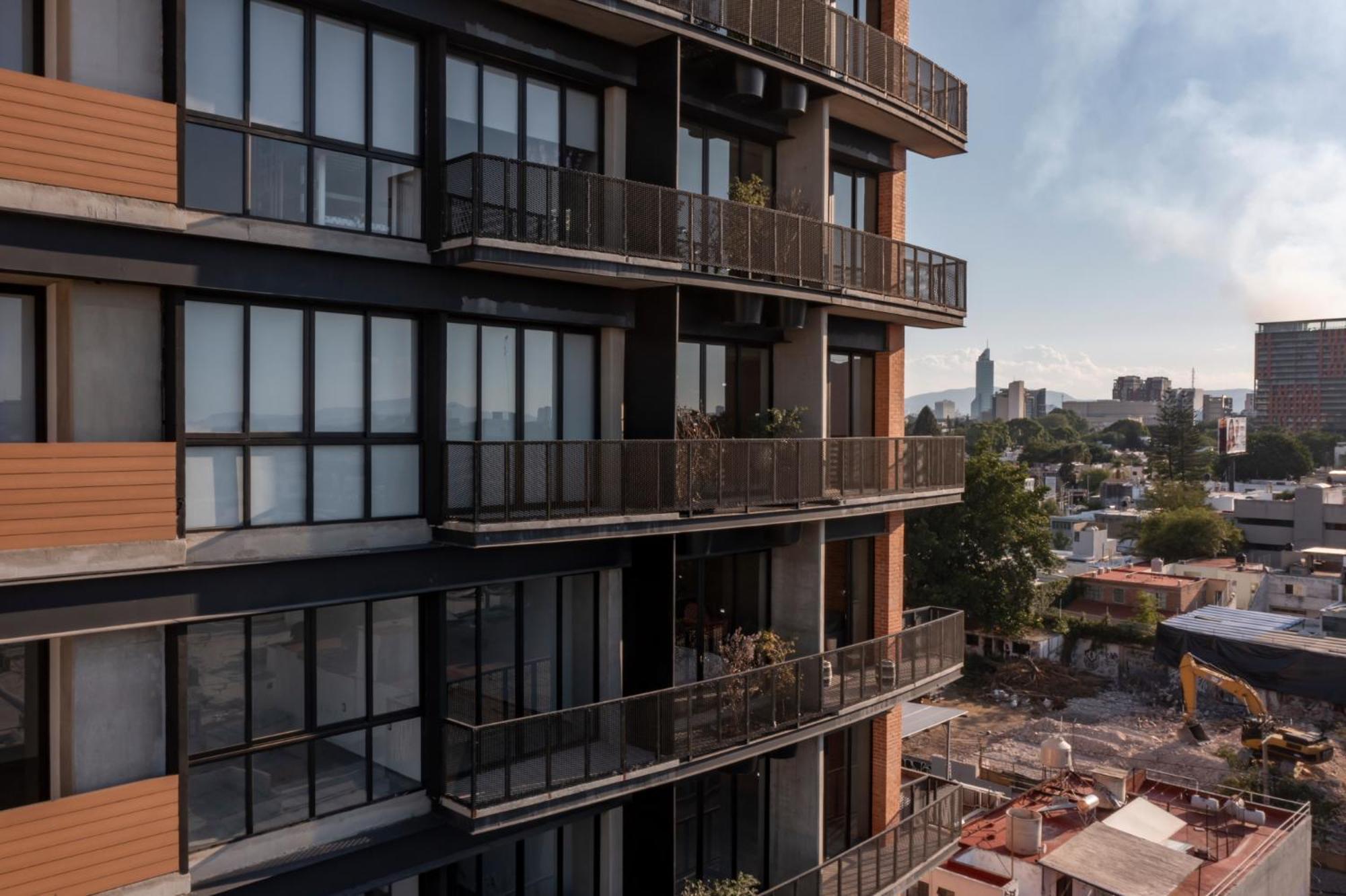 Galeria Flat Rooftop Pool Witgdl 과달라하라 외부 사진