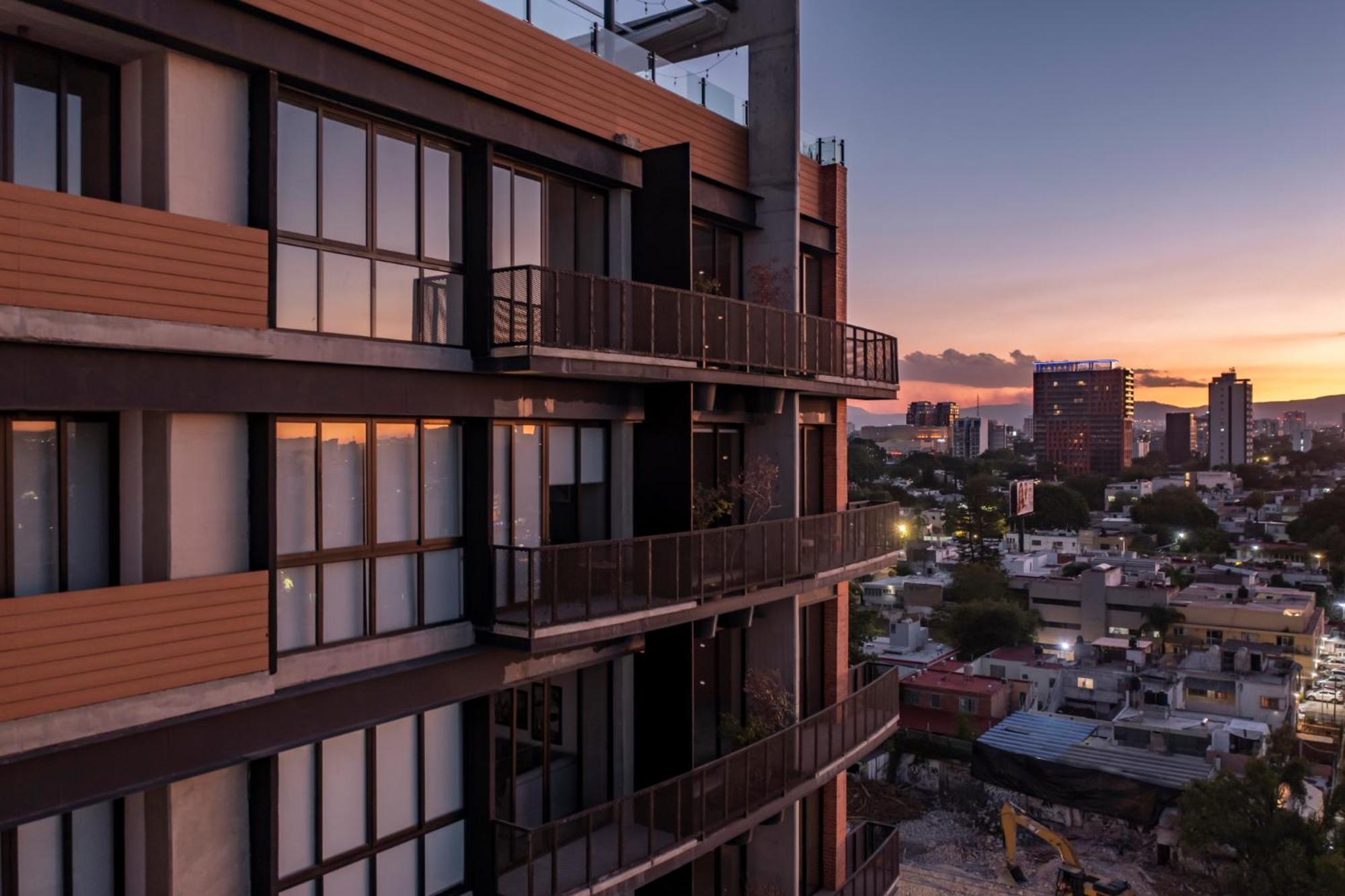 Galeria Flat Rooftop Pool Witgdl 과달라하라 외부 사진