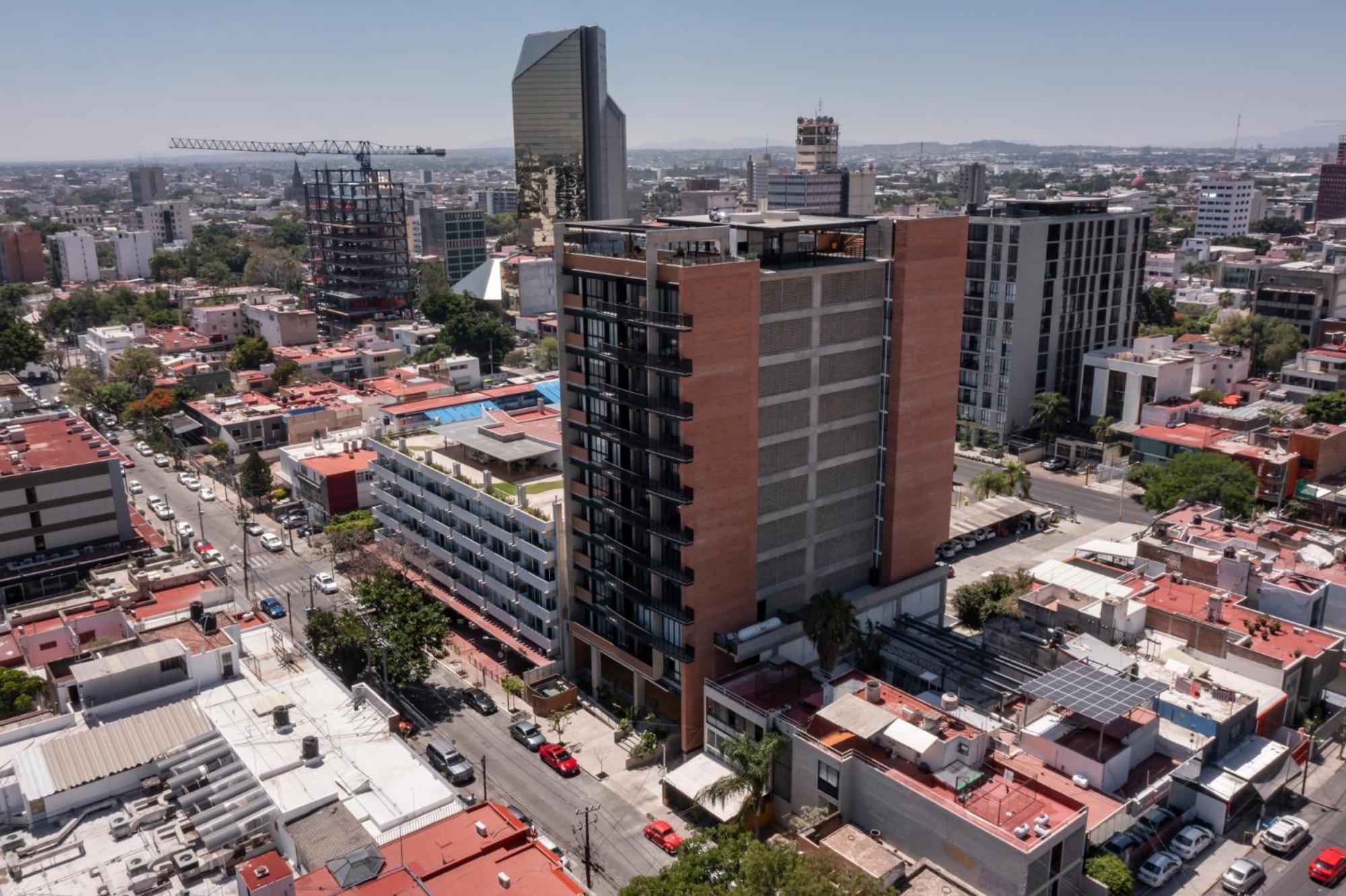 Galeria Flat Rooftop Pool Witgdl 과달라하라 외부 사진